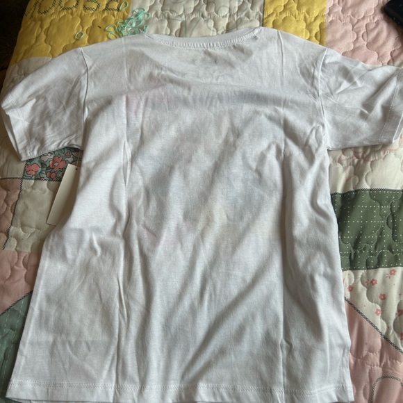 Kids Mickey and Minnie Mouse Graphic T-Shirt - White - Picture 4 of 4